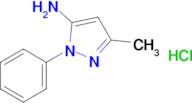 3-Methyl-1-phenyl-1h-pyrazol-5-amine hydrochloride