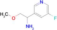 1-(5-Fluoropyridin-3-yl)-2-methoxyethan-1-amine