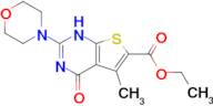 ethyl 5-methyl-2-(morpholin-4-yl)-4-oxo-1H,4H-thieno[2,3-d]pyrimidine-6-carboxylate