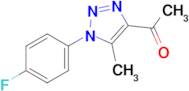 1-[1-(4-fluorophenyl)-5-methyl-1h-1,2,3-triazol-4-yl]ethan-1-one