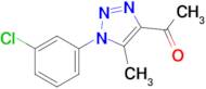 1-[1-(3-chlorophenyl)-5-methyl-1h-1,2,3-triazol-4-yl]ethan-1-one