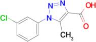 1-(3-Chlorophenyl)-5-methyl-1h-1,2,3-triazole-4-carboxylic acid