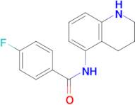 4-Fluoro-n-(1,2,3,4-tetrahydroquinolin-5-yl)benzamide