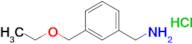 [3-(ethoxymethyl)phenyl]methanamine hydrochloride