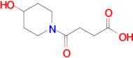 4-(4-Hydroxypiperidin-1-yl)-4-oxobutanoic acid