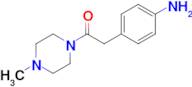 2-(4-Aminophenyl)-1-(4-methylpiperazin-1-yl)ethan-1-one