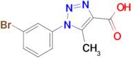 1-(3-Bromophenyl)-5-methyl-1h-1,2,3-triazole-4-carboxylic acid