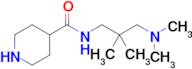 n-[3-(dimethylamino)-2,2-dimethylpropyl]piperidine-4-carboxamide