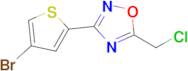 3-(4-Bromothiophen-2-yl)-5-(chloromethyl)-1,2,4-oxadiazole