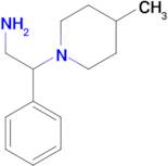 2-(4-Methylpiperidin-1-yl)-2-phenylethan-1-amine