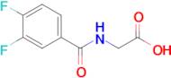 2-[(3,4-difluorophenyl)formamido]acetic acid