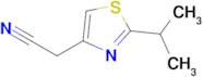 2-[2-(propan-2-yl)-1,3-thiazol-4-yl]acetonitrile