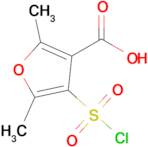 4-(Chlorosulfonyl)-2,5-dimethylfuran-3-carboxylic acid