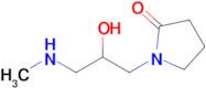 1-[2-hydroxy-3-(methylamino)propyl]pyrrolidin-2-one