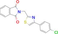 2-{[4-(4-chlorophenyl)-1,3-thiazol-2-yl]methyl}-2,3-dihydro-1h-isoindole-1,3-dione