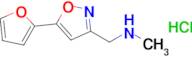 {[5-(furan-2-yl)-1,2-oxazol-3-yl]methyl}(methyl)amine hydrochloride