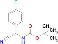 Tert-butyl n-[cyano(4-fluorophenyl)methyl]carbamate