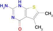 2-amino-5,6-dimethyl-1H,4H-thieno[2,3-d]pyrimidin-4-one