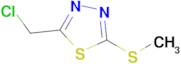 2-(Chloromethyl)-5-(methylsulfanyl)-1,3,4-thiadiazole