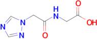 2-[2-(1h-1,2,4-triazol-1-yl)acetamido]acetic acid