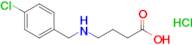 4-{[(4-chlorophenyl)methyl]amino}butanoic acid hydrochloride