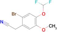 2-[2-bromo-4-(difluoromethoxy)-5-methoxyphenyl]acetonitrile