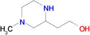 2-(4-Methylpiperazin-2-yl)ethan-1-ol