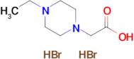 2-(4-Ethylpiperazin-1-yl)acetic acid dihydrobromide