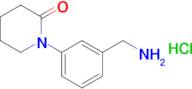 1-[3-(aminomethyl)phenyl]piperidin-2-one hydrochloride