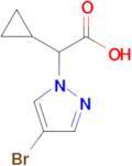 2-(4-Bromo-1h-pyrazol-1-yl)-2-cyclopropylacetic acid