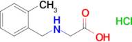 2-{[(2-methylphenyl)methyl]amino}acetic acid hydrochloride