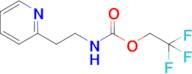 2,2,2-Trifluoroethyl n-[2-(pyridin-2-yl)ethyl]carbamate