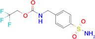 2,2,2-Trifluoroethyl n-[(4-sulfamoylphenyl)methyl]carbamate