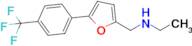 Ethyl({5-[4-(trifluoromethyl)phenyl]furan-2-yl}methyl)amine