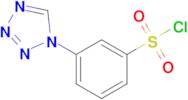 3-(1h-1,2,3,4-Tetrazol-1-yl)benzene-1-sulfonyl chloride