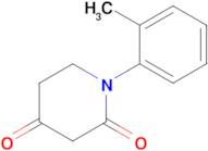 1-(2-Methylphenyl)piperidine-2,4-dione