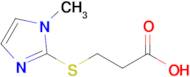 3-[(1-methyl-1h-imidazol-2-yl)sulfanyl]propanoic acid