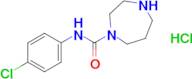 n-(4-Chlorophenyl)-1,4-diazepane-1-carboxamide hydrochloride