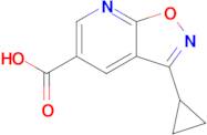 3-Cyclopropyl-[1,2]oxazolo[5,4-b]pyridine-5-carboxylic acid