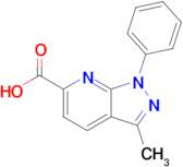 3-Methyl-1-phenyl-1h-pyrazolo[3,4-b]pyridine-6-carboxylic acid