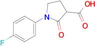 1-(4-Fluorophenyl)-2-oxopyrrolidine-3-carboxylic acid