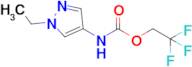 2,2,2-Trifluoroethyl n-(1-ethyl-1h-pyrazol-4-yl)carbamate