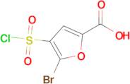 5-Bromo-4-(chlorosulfonyl)furan-2-carboxylic acid