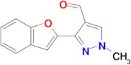 3-(1-Benzofuran-2-yl)-1-methyl-1h-pyrazole-4-carbaldehyde