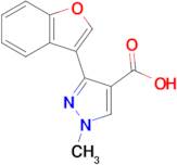3-(1-Benzofuran-3-yl)-1-methyl-1h-pyrazole-4-carboxylic acid
