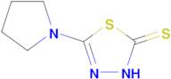 5-(pyrrolidin-1-yl)-2,3-dihydro-1,3,4-thiadiazole-2-thione