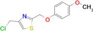 4-(Chloromethyl)-2-(4-methoxyphenoxymethyl)-1,3-thiazole