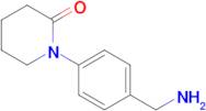 1-[4-(aminomethyl)phenyl]piperidin-2-one