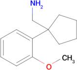 [1-(2-methoxyphenyl)cyclopentyl]methanamine