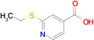 2-(Ethylsulfanyl)pyridine-4-carboxylic acid